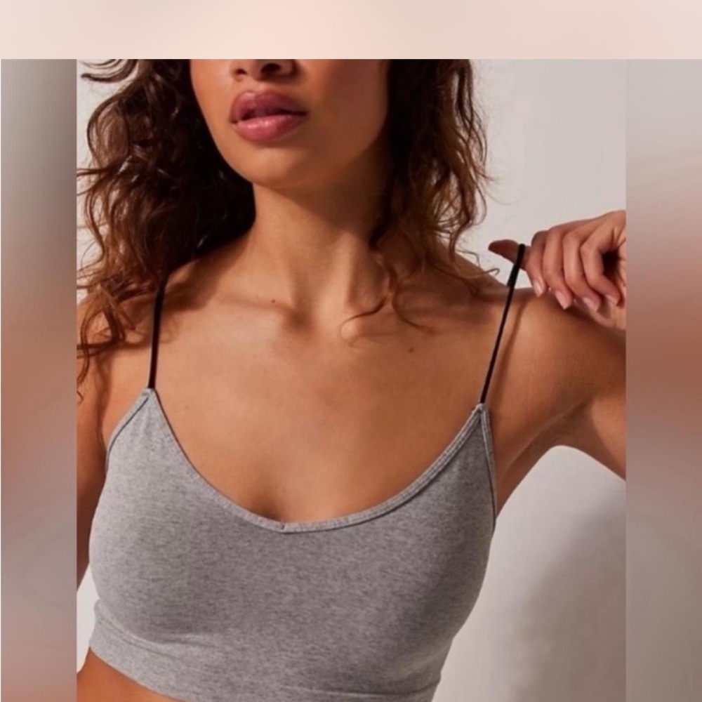 Seamless Grey Bralette ✦ Lounge / Everyday / Soft Girl Basic